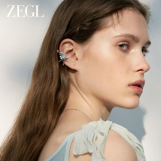 ZEGL设计师精灵之舞系列耳夹女款无耳洞耳骨夹耳挂高级感耳环耳饰 商品图1