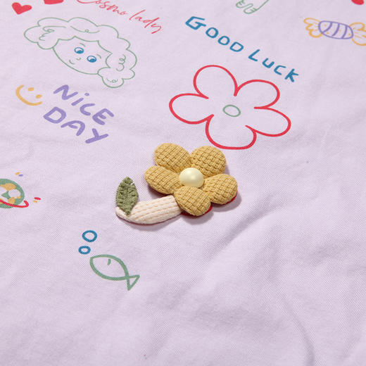 都市丽人生活家居春夏睡衣女32支CVC单面家居服薄款短袖短裤女士棉质套装LH42B8 商品图4