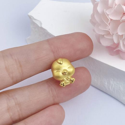 【限时7.5折】【定价黄金】足金 3D硬金鸡年生肖金鸡手串(V3DSC00287)预售产品下单后不退款不退货不换货不补差价 商品图3