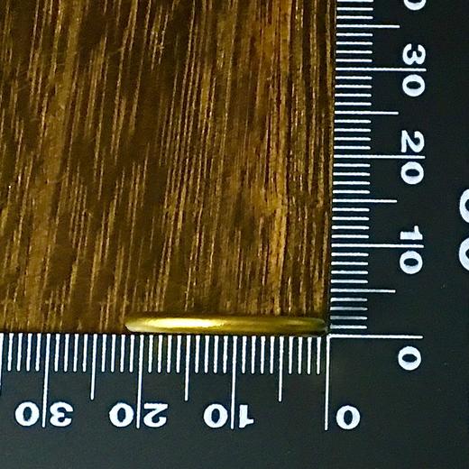 【限时克减150元】足金999 #条戒 古法光圈戒素圈实心素圈戒固口条戒圈戒线戒（面宽约1.6-2mm）(YGFJZ00001)（预售产品下单后不退款不退货不换货不补差价 商品图3