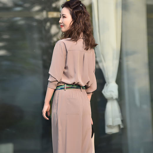 圣三利女装新春秋季纯色连体工装裤SL121C01 商品图3