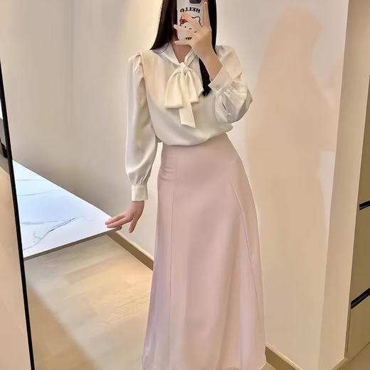 裁缝学苑AQ256小香风套装女装系带领衬衫纸样半身裙样板图纸 商品图1