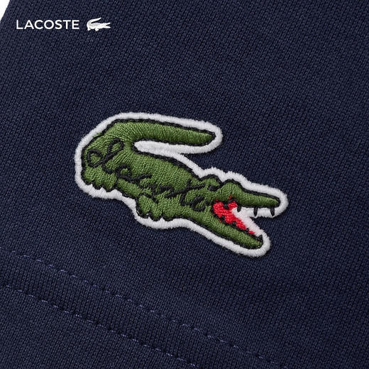 【海南专供价】Lacoste法国鳄鱼男女同款新款T恤TH0133-98 商品图4