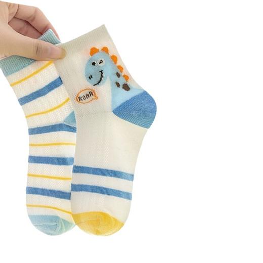 【爆款19.9/5双！】儿童袜子春夏季薄款透气网眼袜，中筒男童女童大中小童潮袜，优选面料舒适透气不闷脚 多款可选-QQ 商品图4