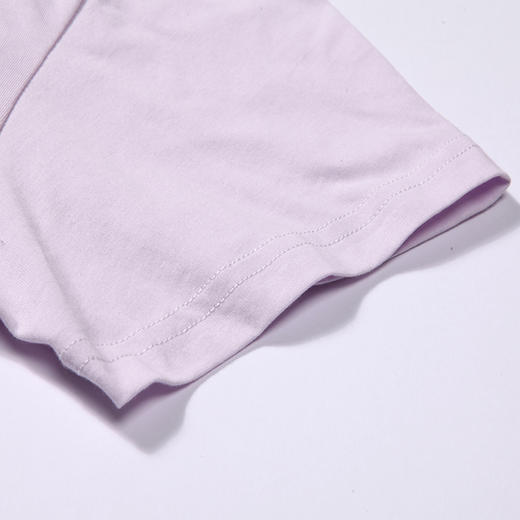 都市丽人生活家居春夏睡衣女32支CVC单面家居服薄款短袖短裤女士棉质套装LH42B8 商品图3