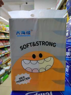 大海怪抽取式面巾纸天然无香12包装