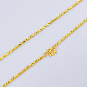 【限时克减128元】足金999.9 美妆项链(XL00374)（预售4-7天发货，下单后不退款不退货不补差价）