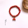 新款双坠-8毫米红砂女士手链 饰品美物 商品缩略图1