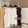 「6色可选！280g重磅纯棉」2024春夏新品精梳棉纯色背心 夏季宽肩薄圆领背心上衣 商品缩略图1