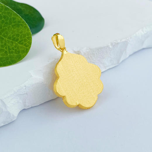 【限时克减150元】足金999.9 叶子形影底吊坠(AF050DZ00030)预售产品下单后不退款不退货不换货不补差价 商品图2