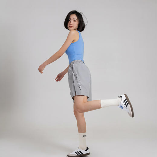 L RECNAVA[裸感磨毛]方领带胸垫基础百搭背心 商品图4