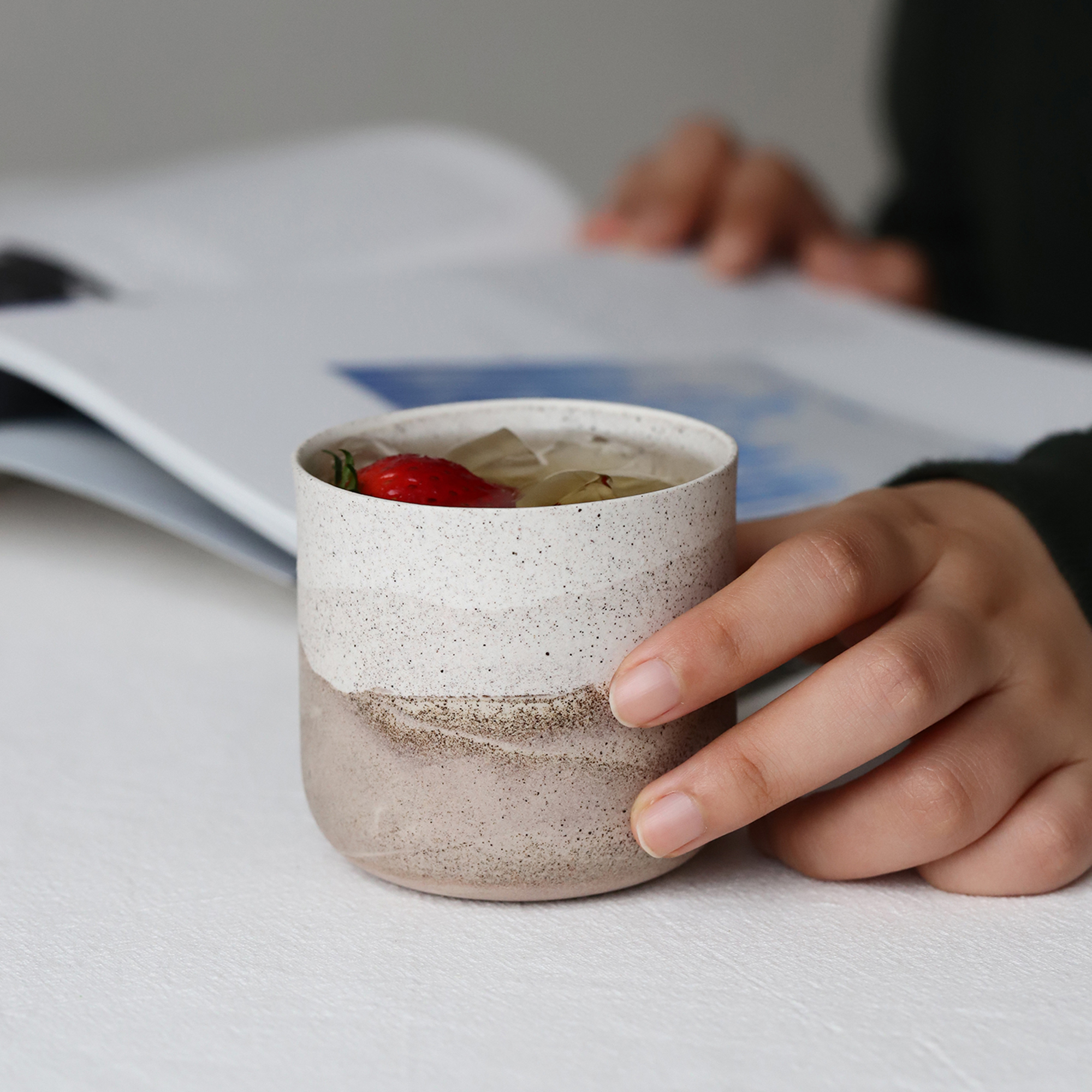 「中国 Atelier Murmur」耳语工作室 地质的层系列杯子