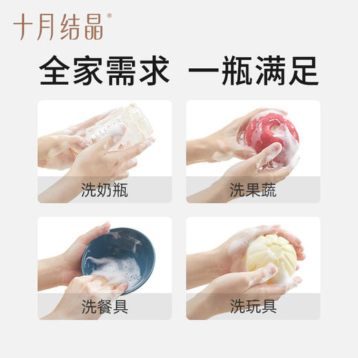 婴儿奶瓶餐具果蔬清洁剂 赠【婴儿洗手液1瓶】 商品图5