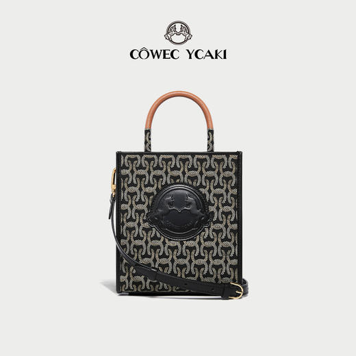 CowecYcaki【赠渔夫帽+手机链】琴谱包小众轻奢迷你托特包女 商品图3