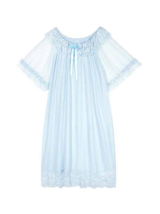 【满2件/99元】【秀黛】女仙女纱纱短袖裙女士夏季睡裙H2551079T【门店同款】【如遇缺货自动退款，介意勿拍】 商品图2