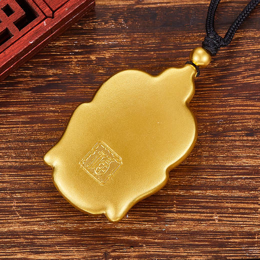 【限时克减150元】足金999 #祈福 古法空心佛头挂绳吊坠（含珠子）(YGFDZ00001-5)（预售产品下单后不退款不退货不换货不补差价）（预售产品下单后不退款不退货不换货不补差价） 商品图1