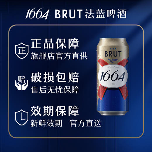 1664法蓝啤酒500ml*12罐 商品图4