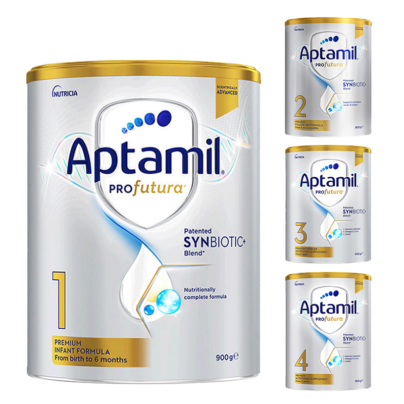 【澳洲直邮】澳洲铂金 白金爱他美（Aptamil）1段2段3段4段婴儿配方奶粉白金版 900g