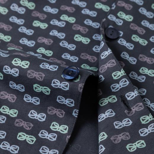 【棉+莫代尔开衫】SCHIESSER德国舒雅男士翻领开衫棉+莫代尔短袖短裤套装39/22640H 商品图6