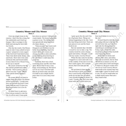 Evan-Moor Reading Comprehension:Fiction Grade 1-6 阅读理解系列 虚构类 美国加州教辅 evanmoor 商品图4