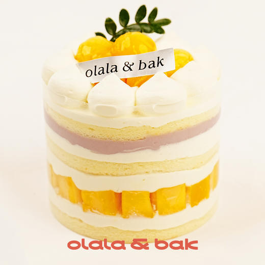 4寸芋泥芒果奶油蛋糕 商品图0