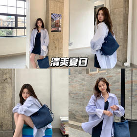 新品上身 | 🌈把天蓝延展到衣橱，出镜率超高的衬衫~