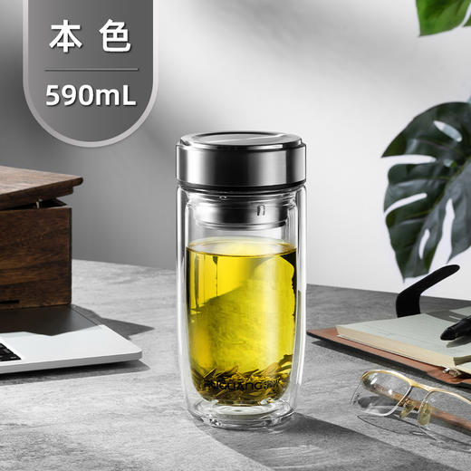 富光 铭瑄异形玻璃杯590ml G2216-SH-590Y 商品图1