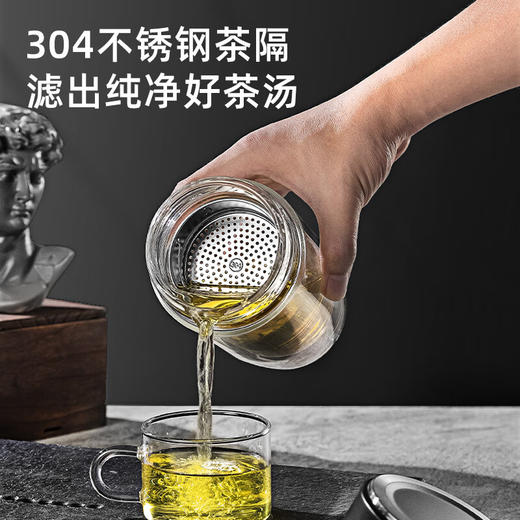 富光 铭瑄异形玻璃杯590ml G2216-SH-590Y 商品图4