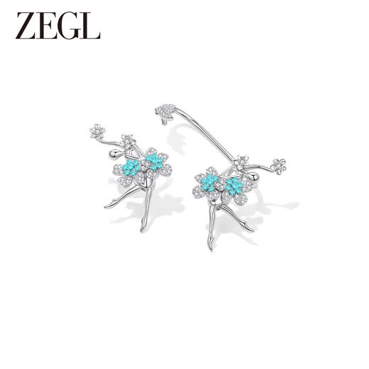 ZEGL设计师精灵之舞系列耳夹女款无耳洞耳骨夹耳挂高级感耳环耳饰 商品图5