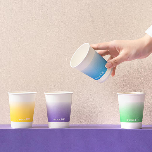 茶花  307004幻彩纸杯218mL80只  2袋装 商品图4