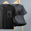 【丝光棉】【新款DPF】大依优型大码短袖T恤圆领加肥加大男装大号大码上衣男士休闲半袖夏季 商品缩略图1