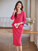 TZW-玫红色西装套装女春季2024新款高级感职业装西服套裙 商品缩略图6