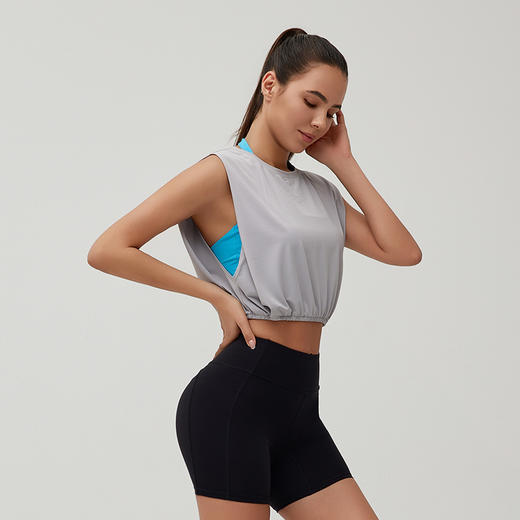 IYOGA 2024春夏新款 多巴胺 罩衫外搭 T066 商品图1