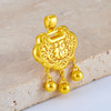 【限时克减150元】足金999.99 【精品】五9黄金镂空福字铃铛吉祥如意锁包吊坠(ACDZ00061)（预售产品下单后不退款不退货不换货不补差价） 商品缩略图1