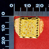 【限时克减128元】足金999.9 黄金發字方形男戒(NJ00109)（预售产品下单后不退款不退货不换货不补差价 商品缩略图4