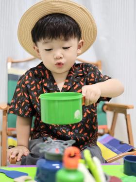 【欢乐客露营小达人】春游踏青宝宝必备打造户外露营氛围感，一定要带上的露营装备含15件露营装备，19件仿真食材露营装备和食材按照实物100%还原 自带声光效果，让你声临其境