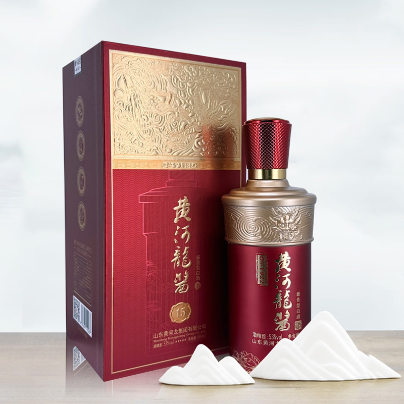 黄河龙酱15年 53度酱香型白酒500ml