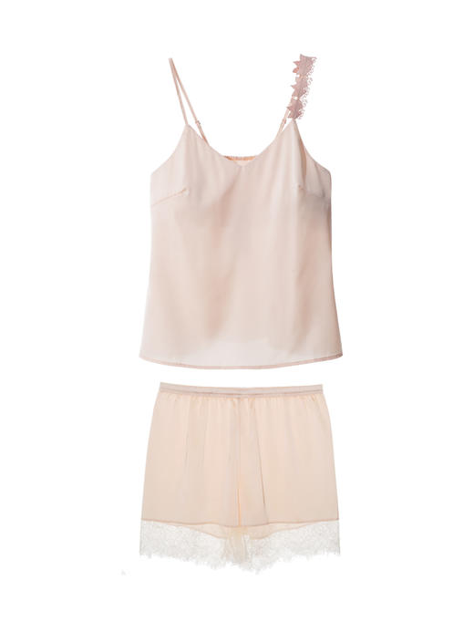 【满2件/99元】【秀黛】女带杯垫丝质吊带套装女士夏季吊带睡衣H2551056T【门店同款】【如遇缺货自动退款，介意勿拍】 商品图3