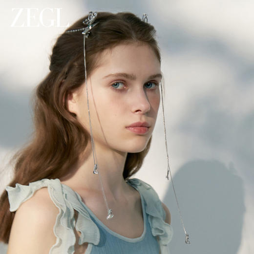 ZEGL设计师精灵之舞流苏蝴蝶发夹边夹侧边发卡女2024新款头饰发饰 商品图1
