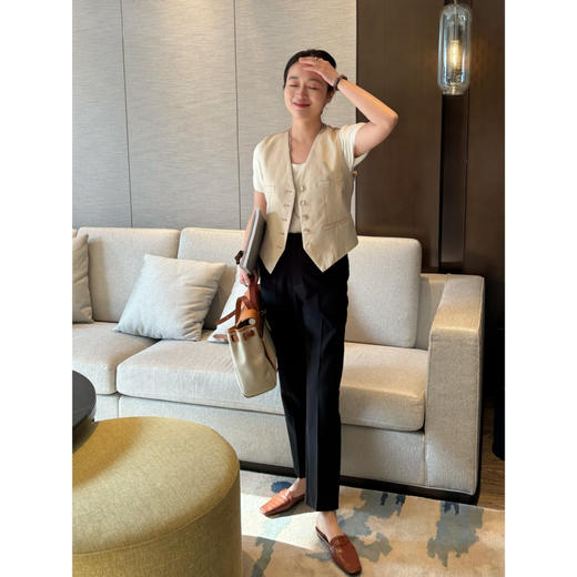 25特价 2403503   双腰畔烟管裤 商品图3