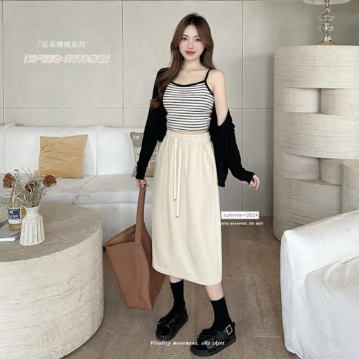 💥【骆柒柒元气 • 开叉半身裙5688】松弛感整个拿捏住了各种party😋聚会穿它稳赢满满的高级感! ⭕灵动的裙摆好显身材，太太太美了吧!+ 🌿 商品图3