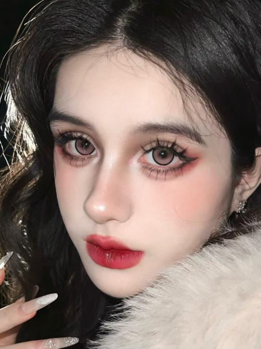 watermelens 半年抛 魔女·安琪拉 大直径芭比款 粉红色 14.5/14.0 两片装 商品图6