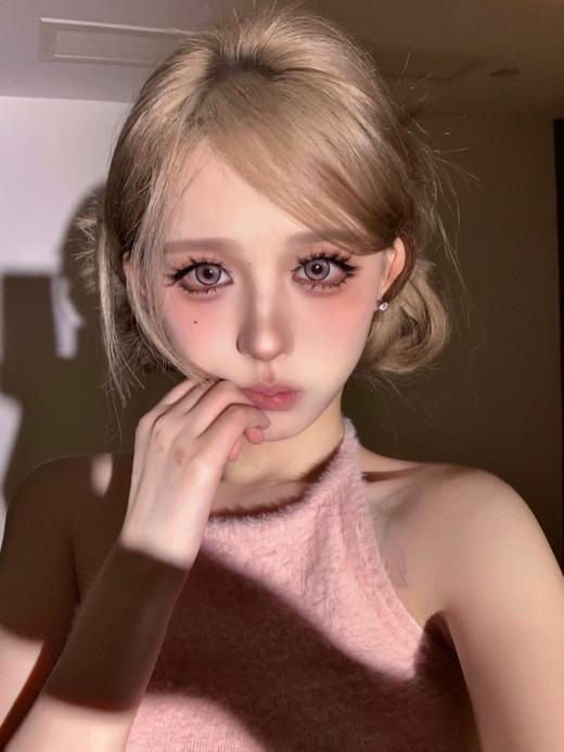 watermelens 半年抛 魔女·安琪拉 大直径芭比款 粉红色 14.5/14.0 两片装 商品图5