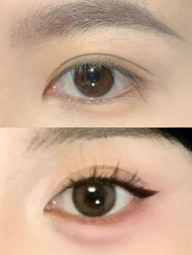 3步get小猫眼妆丨钻石心棕