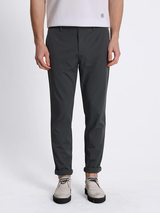 callisto深灰锦纶混纺休闲裤 STCPW136C 商品图0