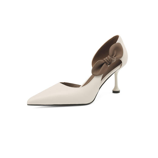 【预售5天】优雅尖头时装鞋，蝴蝶结中空细跟高跟鞋ZF&24-129 商品图12