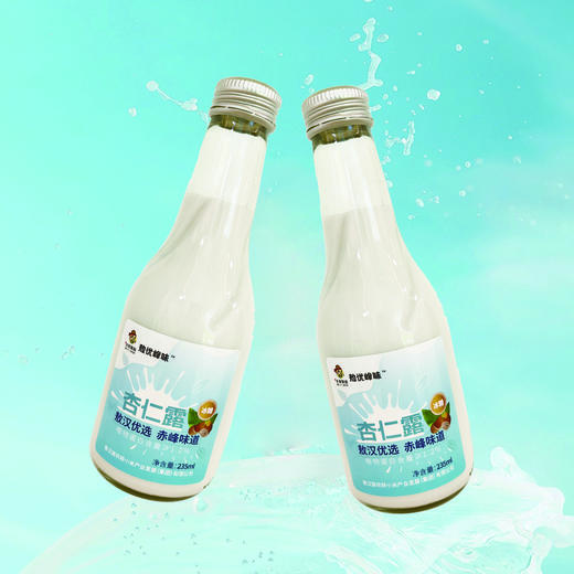 【敖优峰味】原味/冰糖味杏仁露235ml*6瓶/箱 商品图3