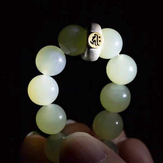 十二生肖新中式晴水和田玉手串 商品图4