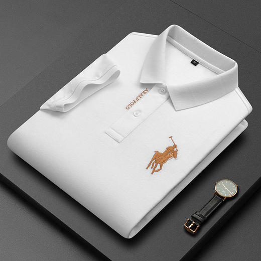 时尚男士短袖T恤POLO保罗刺绣短袖T恤男POLO衫  PSL-8379* 商品图3