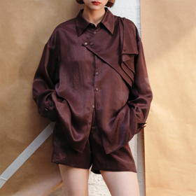 LIYIHAN醋酸短裤Y242K05516